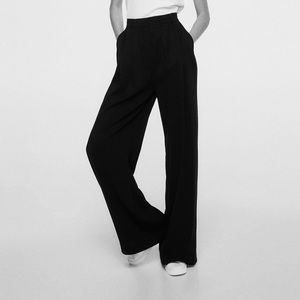 Black Mango High Waisted Wide Leg Pants (NWT)